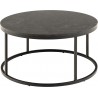 Coffee table SPIRO D80xH40cm, black