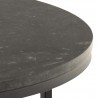 Coffee table SPIRO D80xH40cm, black