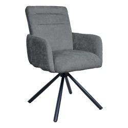 Chair BATUL rotating, dark grey