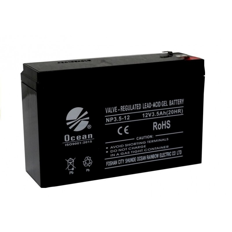 AGM gel battery for a car for a 12V3.5Ah battery