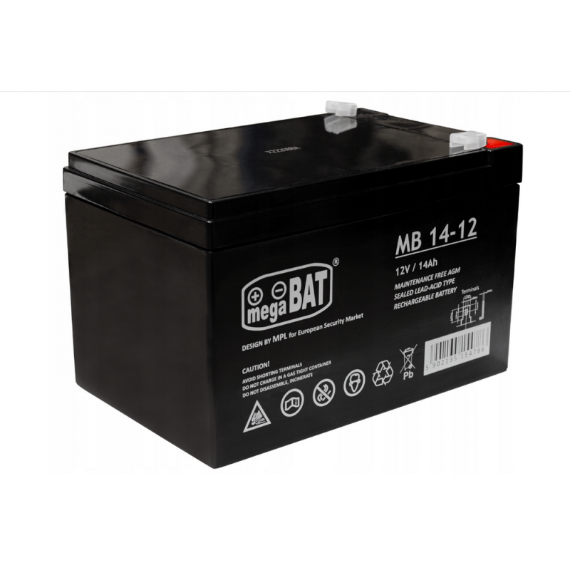 AGM Gel Battery For A Car For A 12V14Ah Battery