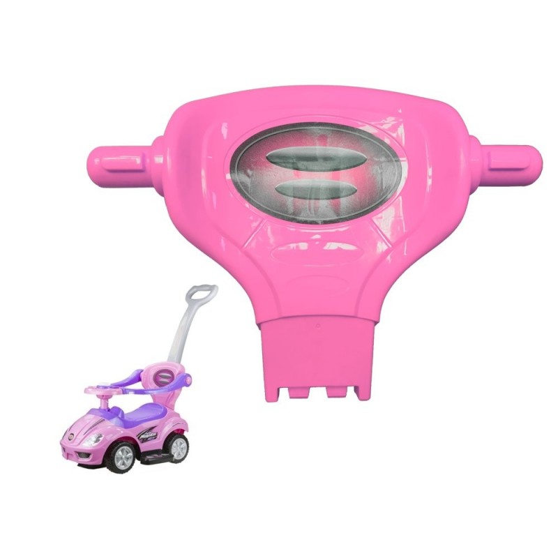 Backrest for a ride-on Coupe Megacar Pink