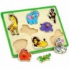 Wooden Puzzle Animals ZOO Puzzle Viga Toys