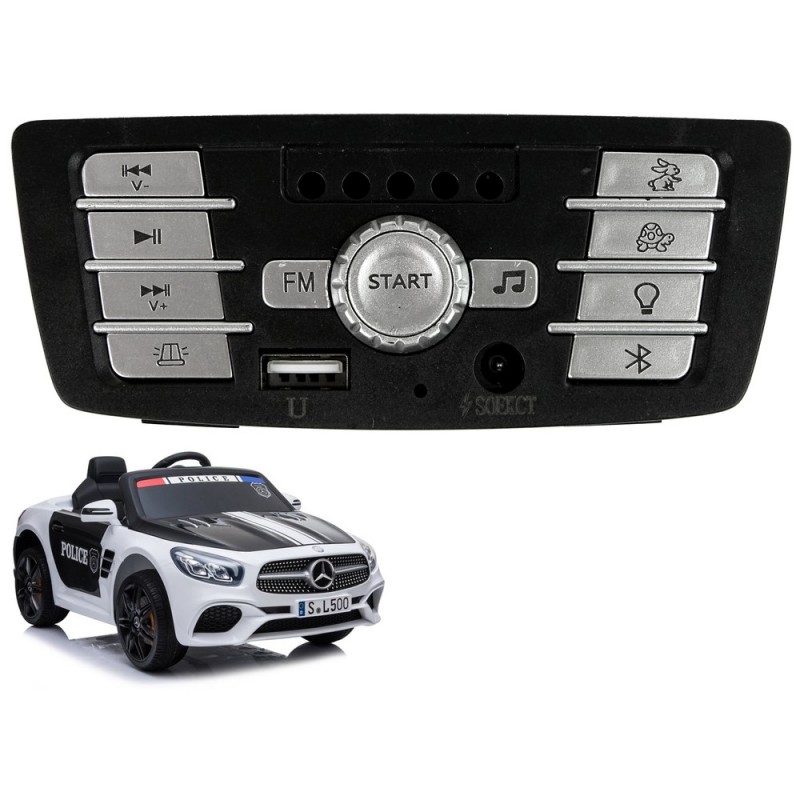 Panel muzyczny do auta Akumulator Mercedes SL500 policja