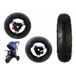 Plastic wheel with rubber tire (inflatable) PRO 700 front