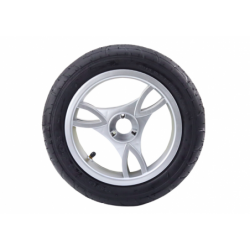 Plastic wheel with rubber tire (inflatable) PRO600 front