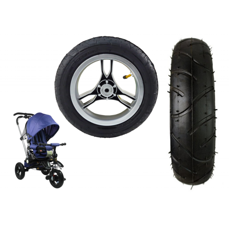 Plastic wheel with rubber tire (inflatable) PRO700 rear