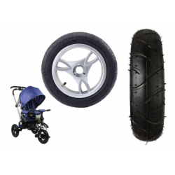 Plastic wheel with rubber tire (inflatable) PRO 700 front