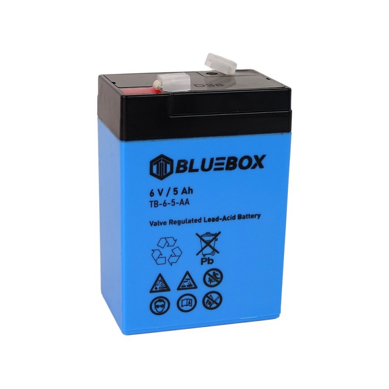 BLUEBOX VRLA AGM 6V 5Ah Gel Battery for Car Batteries