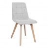 Chair MAKIA greyish white