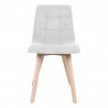 Chair MAKIA greyish white