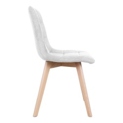 Chair MAKIA greyish white