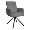 Chair BATUL rotating, dark grey