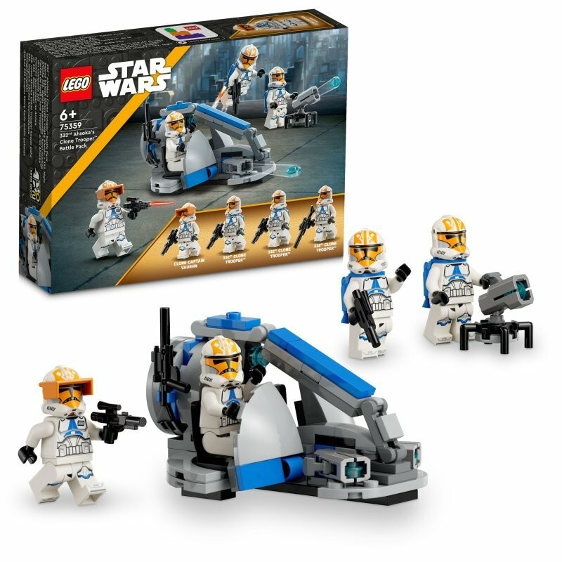 LEGO STAR WARS Ahsoka's 332nd Clone Squad Battle Pack 75359