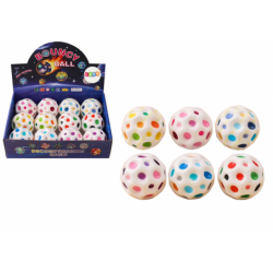 Space Ball for Bouncing and Kneading with Dimples White 7cm