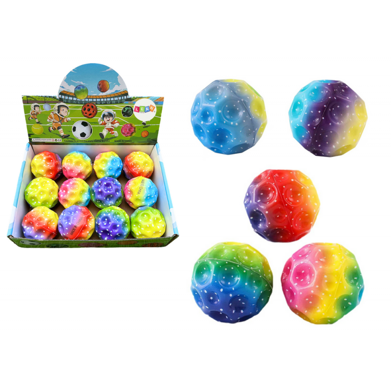 Glowing Ball For Bouncing Kneading With Dimples Colorful 6cm