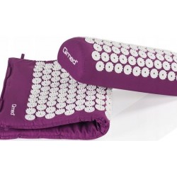 QMED Acupressure mat with cushion Purple