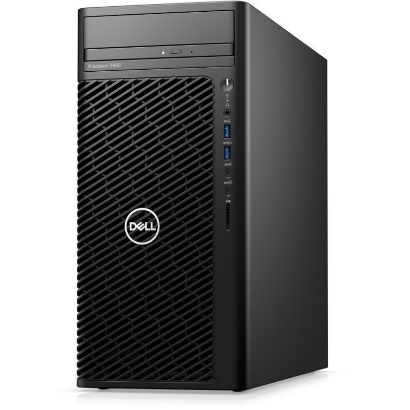 PC DELL Precision 3660 Business Tower CPU Core i7 i7-13700 2100 MHz RAM 32GB DDR5 4400 MHz SSD 1TB Graphics card Nvidia