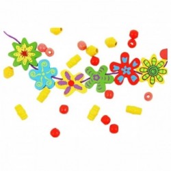 Threading Beads Colorful Create a bracelet Viga Toys jewelry