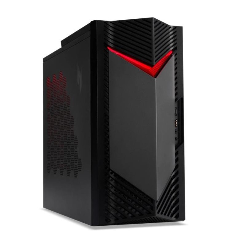 PC ACER Nitro N50-656 Gaming Desktop CPU Core i5 i5-14400F 2500 MHz RAM 16GB SSD 512GB Graphics card NVIDIA RTX