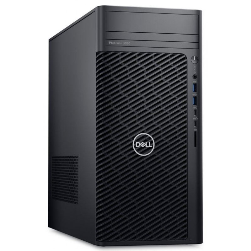 PC DELL Precision 3680 Tower Tower CPU Core i7 i7-14700 2100 MHz RAM 16GB DDR5 4400 MHz SSD 512GB Integrated ENG Windows