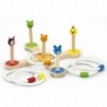 Wooden game. Tossing the rings. Pets by Viga Toys