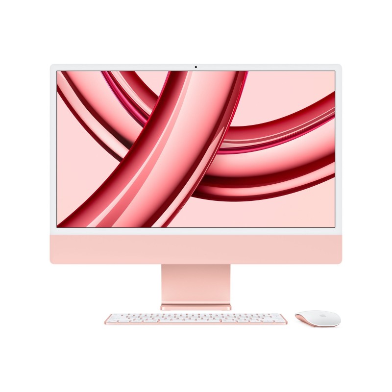 Apple iMac 24u201d 4.5K Retina, Apple  M3 8C CPU, 10C GPU/8GB/512GB SSD/Pink/SWE Apple