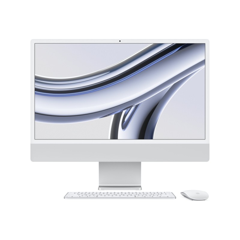 Apple iMac 24u201d 4.5K Retina, Apple  M3 8C CPU, 10C GPU/8GB/512GB SSD/Silver/SWE Apple