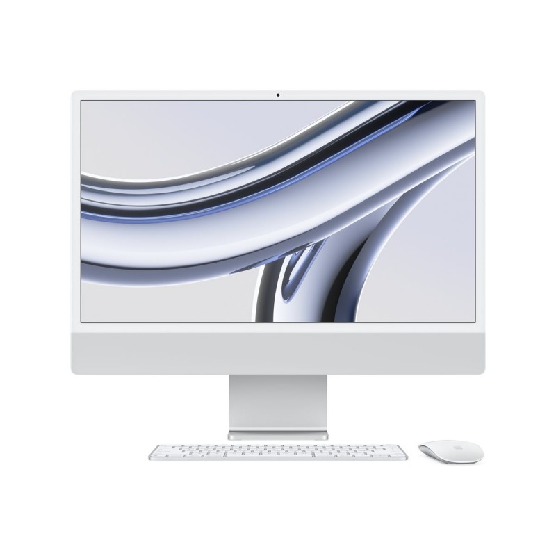 Apple iMac 24u201d 4.5K Retina, Apple  M3 8C CPU, 10C GPU/8GB/256GB SSD/Silver/RUS Apple