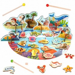 TOOKY TOY Arcade Game Catching Fish Fishing Puzzle 2in1