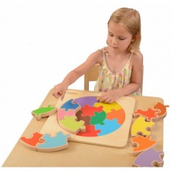 Huge Round Puzzle Colorful...
