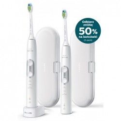 Philips Sonicare HX6877/34 electric toothbrush Adult Sonic toothbrush Silver, White