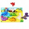 TOOKY TOY Thick Puzzle Dinosaurs Match the Shapes