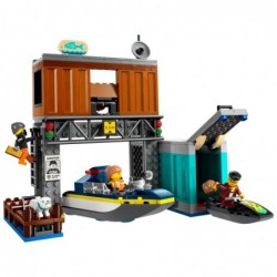 LEGO CITY 60417 Police Speedboat and Crooks' Hideout