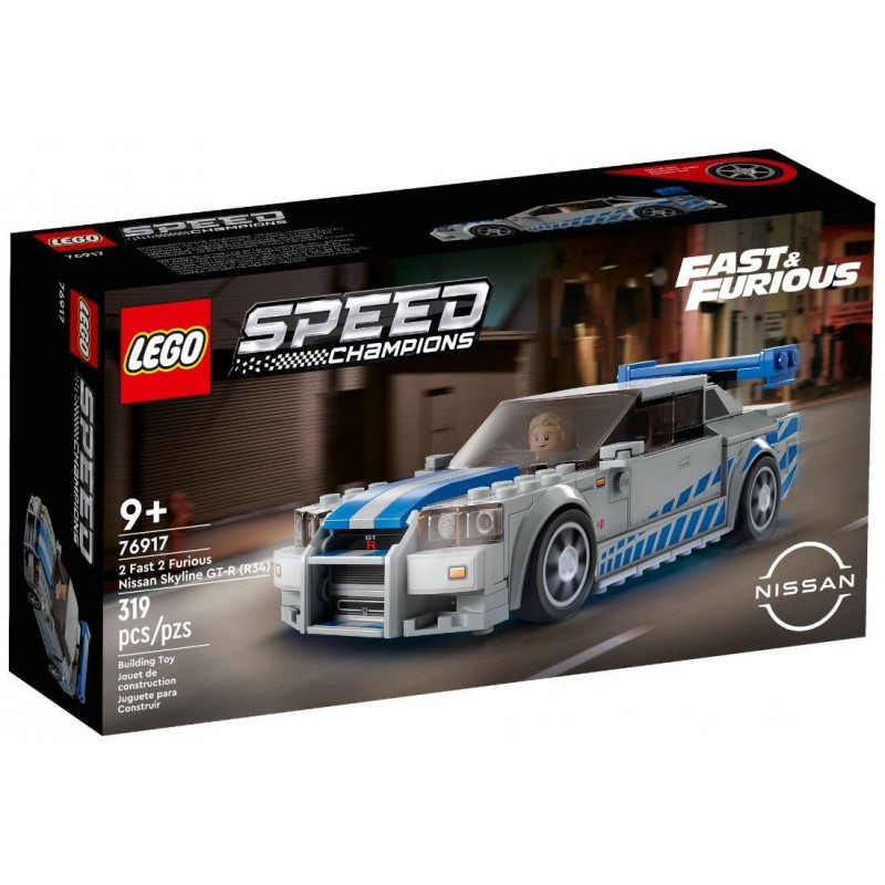 LEGO SPEED CHAMPIONS 76917 FAST & FURIOUS - NISSAN SKYLINE GT-R (R34)