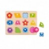 TOOKY TOY Puzzle Learning Shapes Puzzle with Pins Figures Shapes
