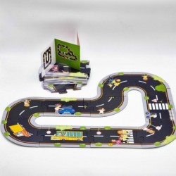 TOOKY TOY Road Puzzle for Children Highway Mockup 21 pcs. FSC certificate