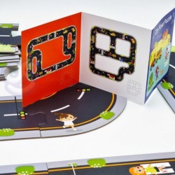 TOOKY TOY Road Puzzle for Children Highway Mockup 21 pcs. FSC certificate