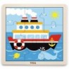 VIGA Handy Wooden Puzzle Ship 9 items