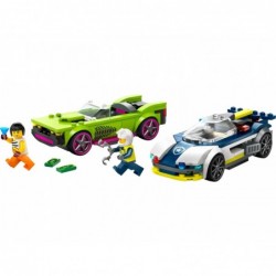 LEGO CITY 60415 POLICE CAR AND MUSCLE CAR CHASE