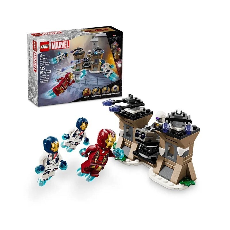 LEGO Super Heroes 76288 Iron Man and Iron Legion vs Hydra soldier