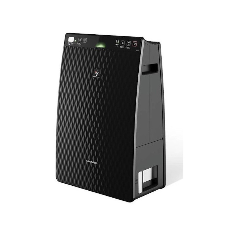 Sharp Air Purifier with humidifying function UA-HG30E-B 27 W Suitable for rooms up to 21 mu00b2 Black