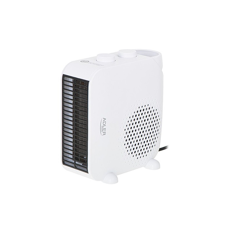 Adler Heater AD 7725w Fan heater 2000 W Number of power levels 2 White N/A