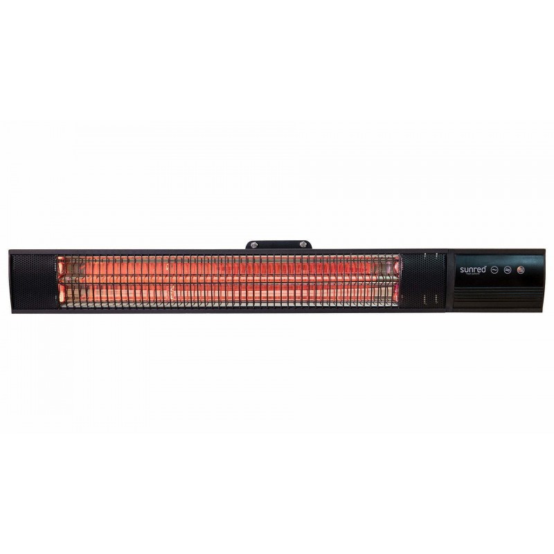 SUNRED Heater RD-DARK-25, Dark Wall Infrared 2500 W Black IP55