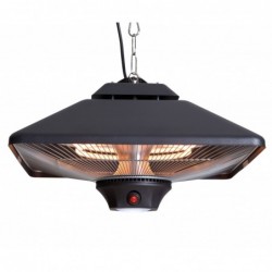 SUNRED Heater CE17SQ-B, Spica Bright Hanging Infrared 2000 W Black IP24