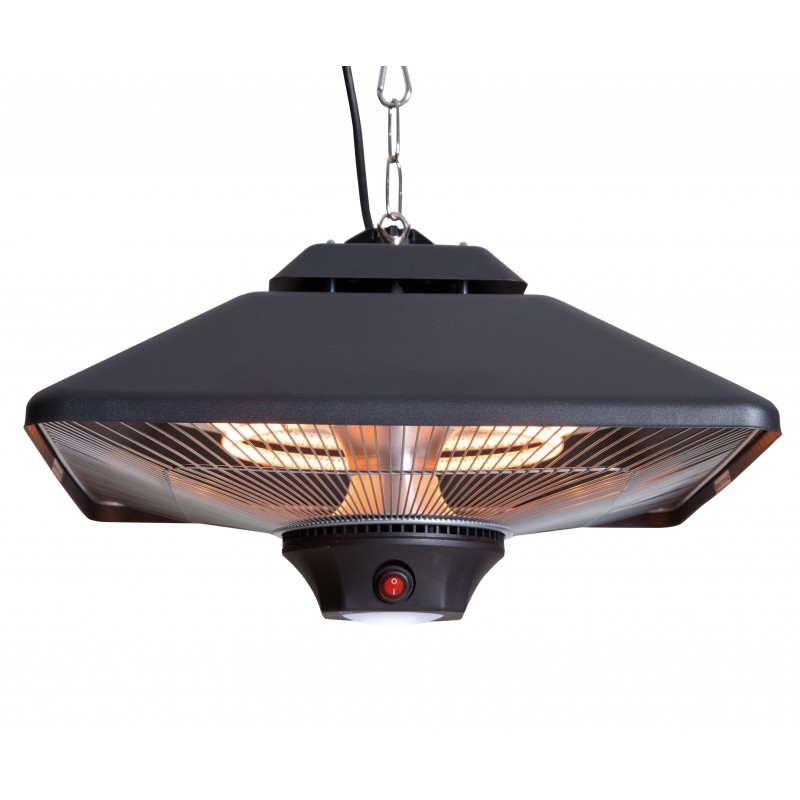 SUNRED Heater CE17SQ-B, Spica Bright Hanging Infrared 2000 W Black IP24