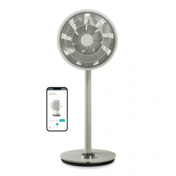 Duux Fan Whisper Flex Smart Stand Fan Sage Diameter 34 cm Number of speeds 26 Oscillation 3-29 W Yes