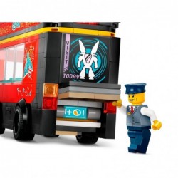 LEGO CITY 60407 Red Double-Decker Sightseeing Bus