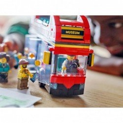 LEGO CITY 60407 Red Double-Decker Sightseeing Bus