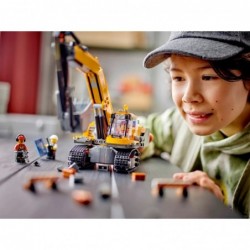 LEGO CITY 60420 Yellow Construction Excavator